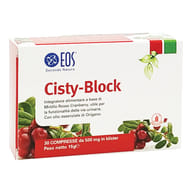Integratore EOS Cisty Block per vie urinarie, 30 compresse