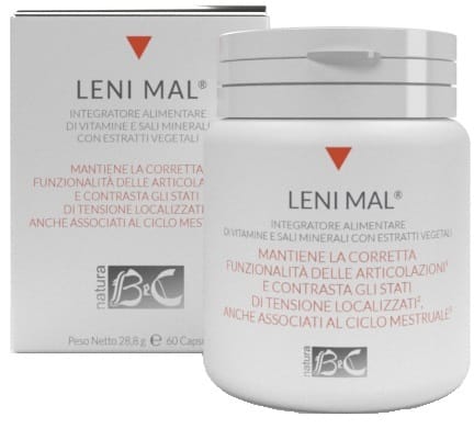 Integratore Leni Mal per articolazioni e ciclo, 60 capsule