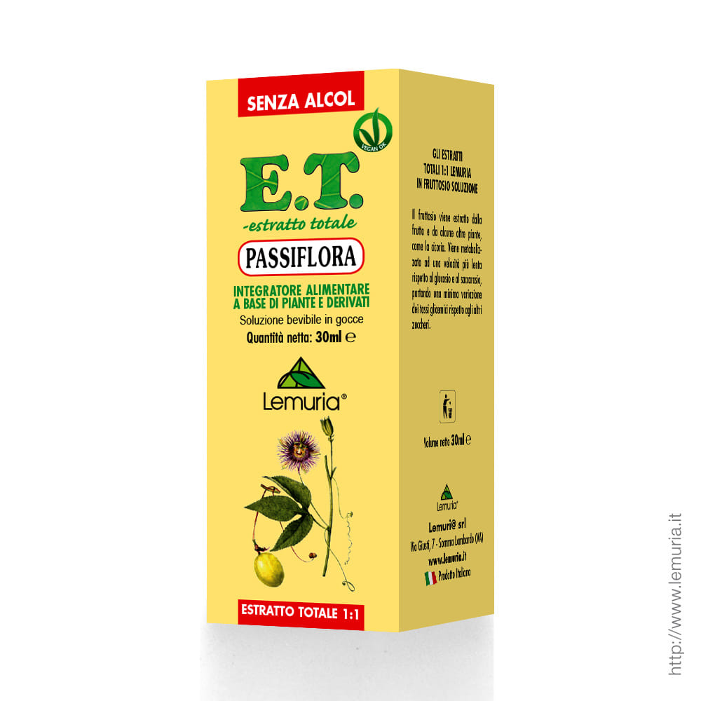 Integratore ET Passiflora per rilassamento e sonno, 30ml