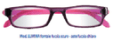 OCCHIALE PREMONTATO PRONTOLEGGO LUMINA FUXIA SCURO CH +1,00