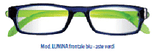 OCCHIALE PREMONTATO PRONTOLEGGO LUMINA BLU VERDE +1,00