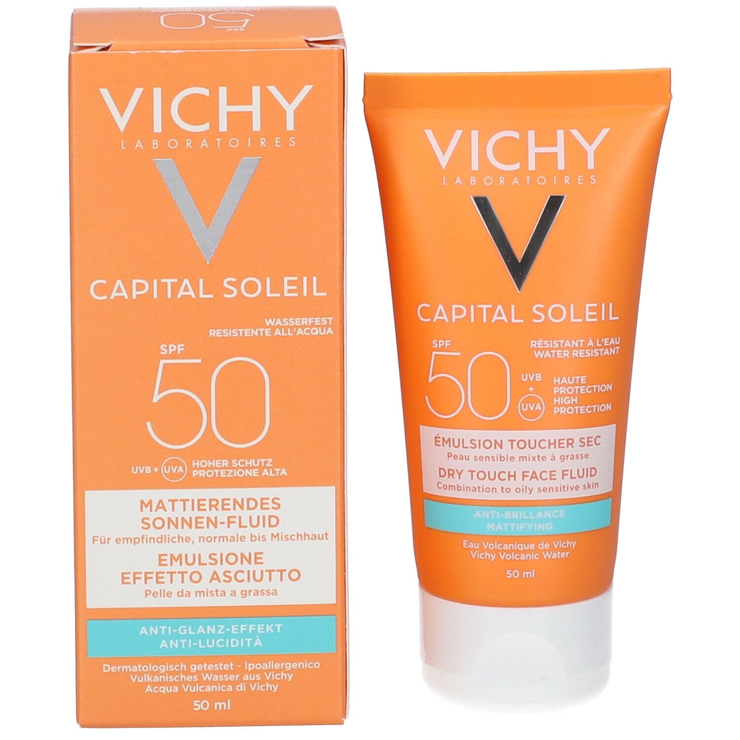 IDEAL SOLEIL VISO DRY TOUCH SPF50 50 ML