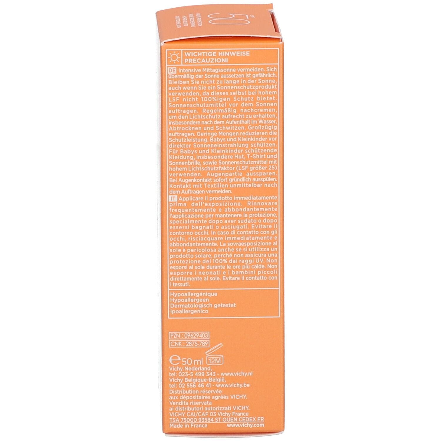 IDEAL SOLEIL VISO DRY TOUCH SPF50 50 ML