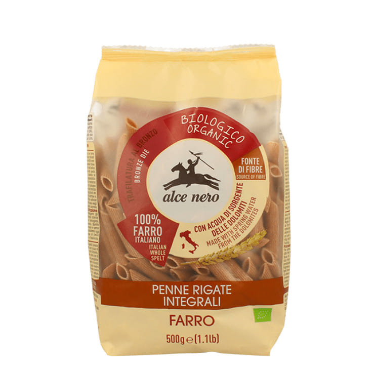 PENNE 100% FARRO INTEGRALE BIO 500 G