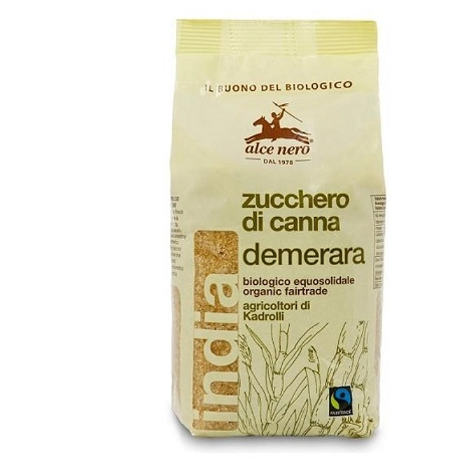 Zucchero Di Canna Demerara Bio India Fairtrade 500 G