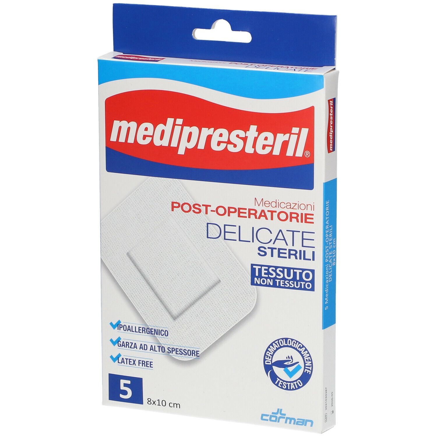 MEDICAZIONE MEDIPRESTERIL POST OPERATORIA DELICATA STERILE 8X10 4 PEZZI