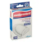 GARZA COMPRESSA OCULARE MEDIPRESTERIL ADESIVA TNT 6,5X9,5CM 10 PEZZI