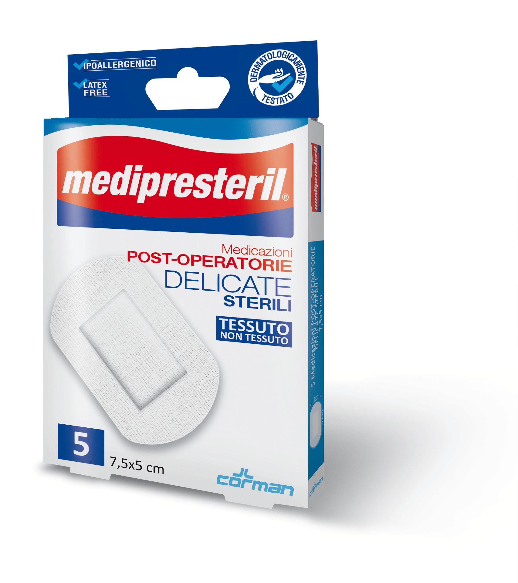 MEDICAZIONE MEDIPRESTERIL POST OPERATORIA DELICATA STERILE 7X5 5 PEZZI