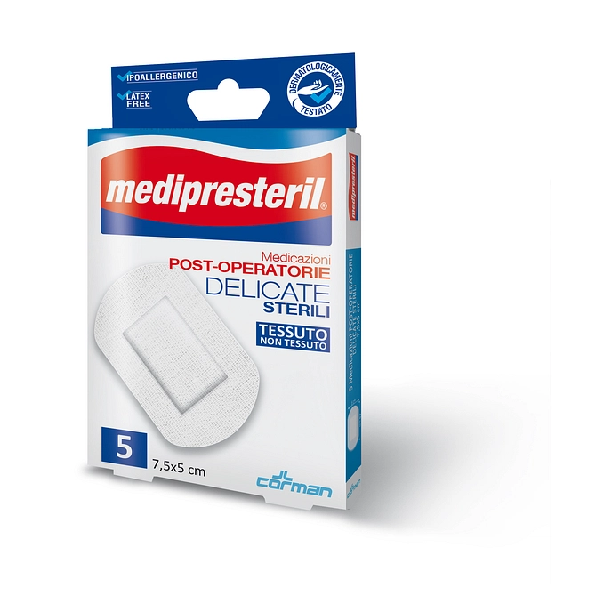 Medicazione Medipresteril Post Operatoria Delicata Sterile 7 X5 5 Pezzi