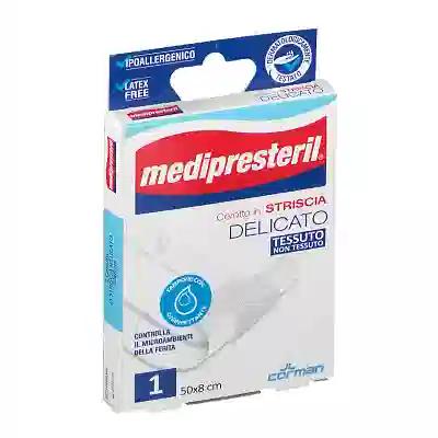 CEROTTO IN STRISCIA MEDIPRESTERIL DELICATO TNT 50X8CM