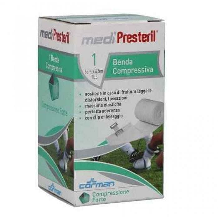 Benda Medipresteril Compressione Forte M4,5 X6 Cm Tesi