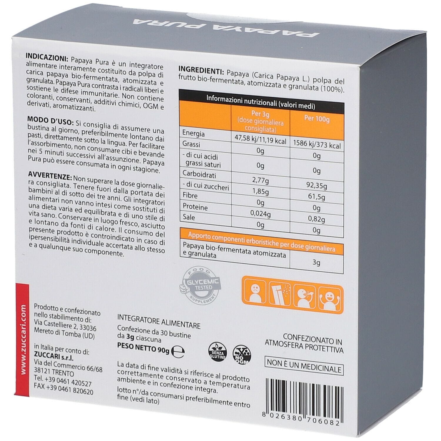 PAPAYA PURA 30 STICK DA 3 G