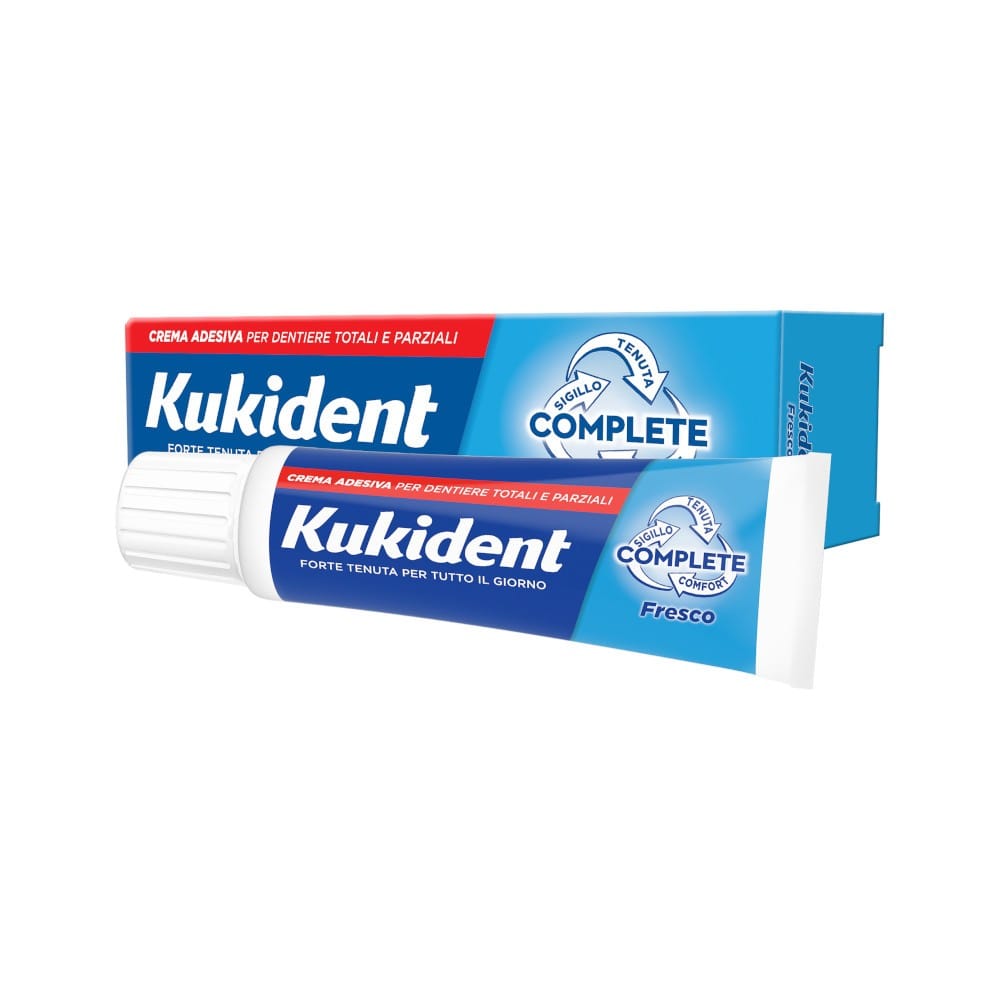 KUKIDENT COMPLETE FRESCO CREMA ADESIVA PER PROTESI DENTARIE 47 G