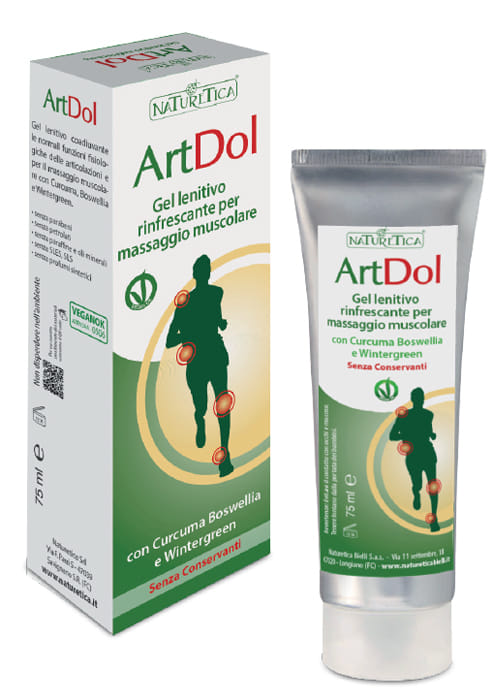 Gel lenitivo ArtDol con curcuma e Boswellia, 75ml