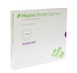 MEDICAZIONE IN SCHIUMA DI POLIURETANO MEPILEX BORDER CONFORMATA PER SACRO ASSORBENTE BORDO INTEGRATO STRATO DI CONTATTO IN SILICONE MORBIDO 15X15 CM 5 PEZZI