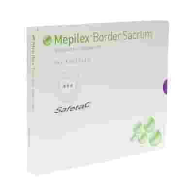 MEDICAZIONE IN SCHIUMA DI POLIURETANO MEPILEX BORDER CONFORMATA PER SACRO ASSORBENTE BORDO INTEGRATO STRATO DI CONTATTO IN SILICONE MORBIDO 15X15 CM 5 PEZZI