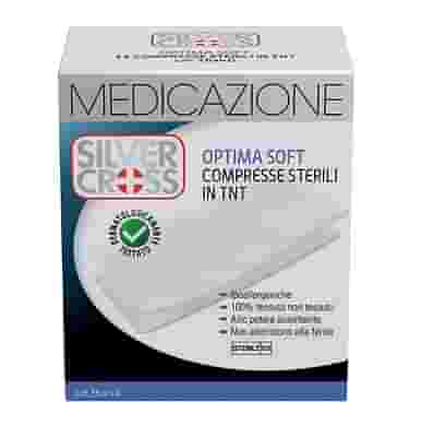 GARZA SILVERCROSS TNT 10X10CM 100 PEZZI