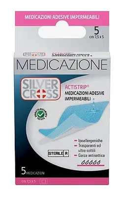 SILVERCROSS ACTISTRIP MEDICAZIONE ADESIVA 7,5X5CM 5 PEZZI SILVERCROSS ACTISTRIP MEDICAZIONE ADESIVA 7,5X5CM 5 PEZZI