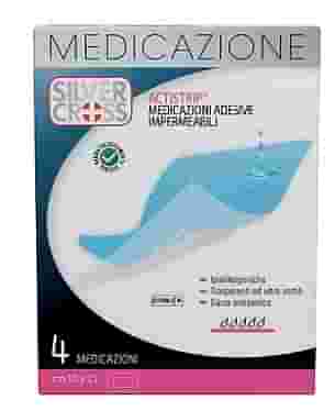 SILVERCROSS ACTISTRIP MEDICAZIONE ADESIVA 10X15CM 4 PEZZI