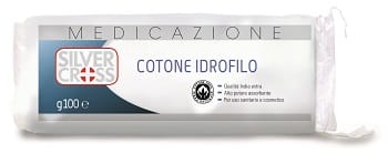 Cotone Idrofilo Silver Cross 100g per medicazione