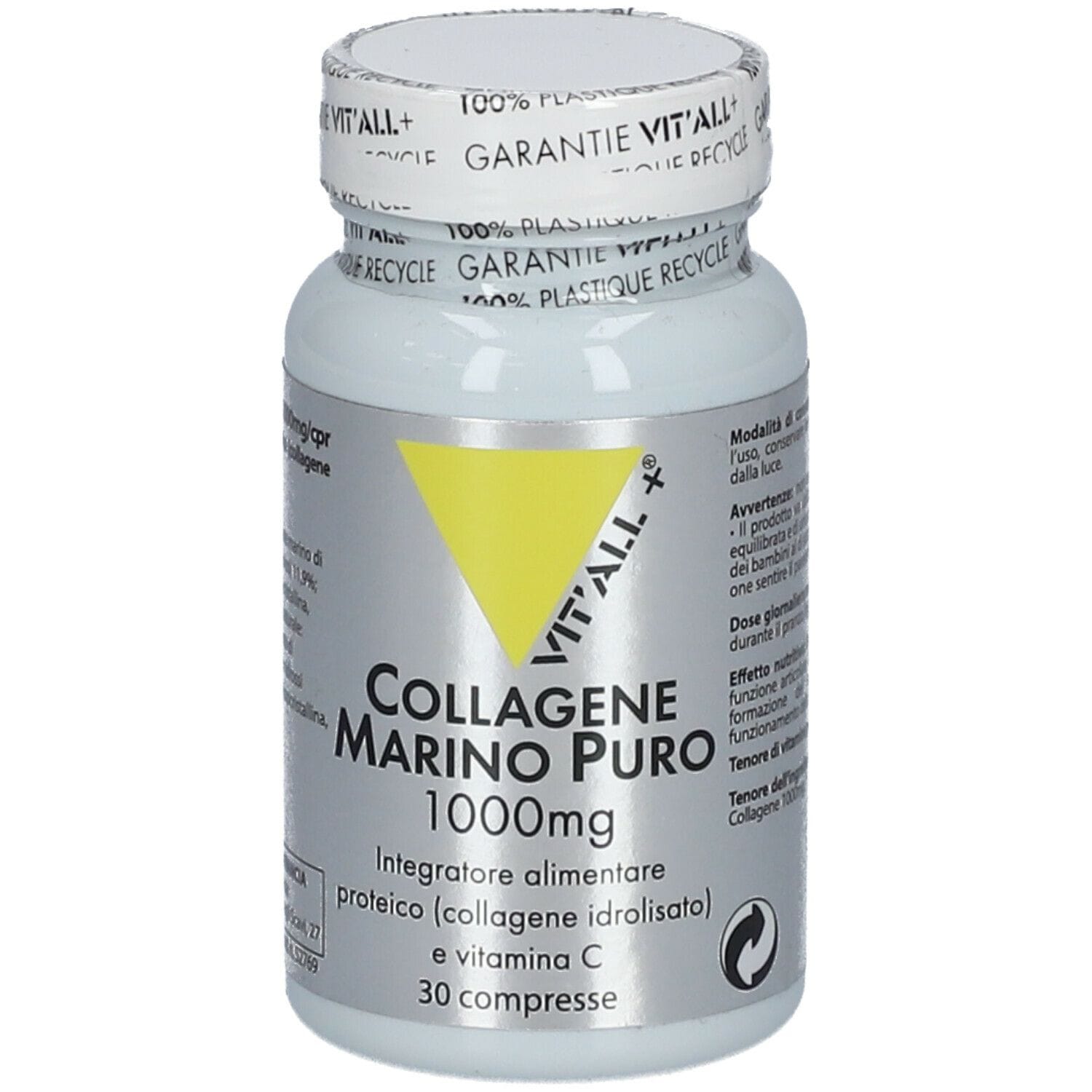 Integratore Vit'All+ Collagene Marino Puro, 30 compresse