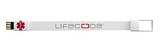 BRACCIALE DA POLSO LIFECODE 1.0 BASIC COLORE BIANCO TAGLIA S