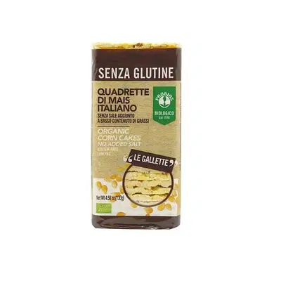 VIVA MAIS QUADRETTE DI MAIS SENZA SALE E SENZA LIEVITO 130 G VIVA MAIS QUADRETTE DI MAIS SENZA SALE E SENZA LIEVITO 130 G