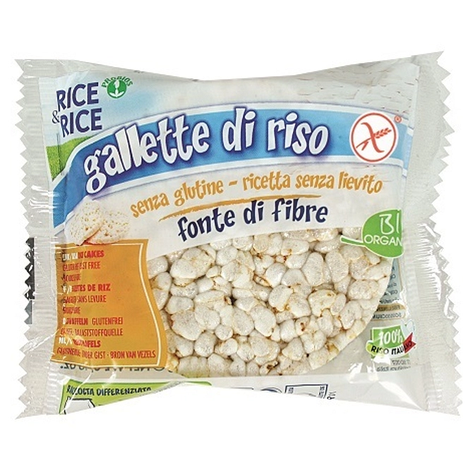 Rice&Rice Gallette Di Riso Con Sale Duopack 13 G Senza Lievito