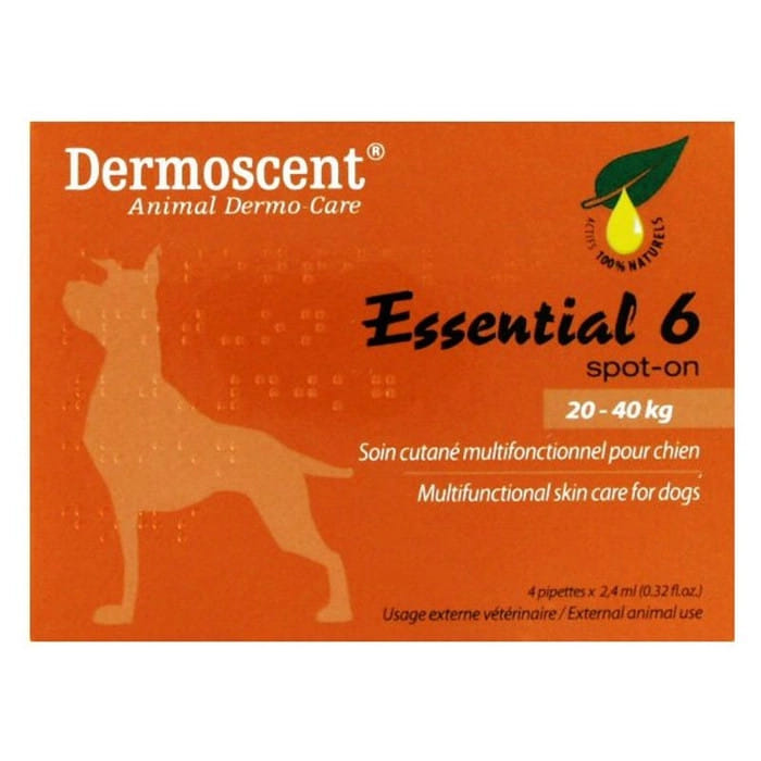 ESSENTIAL 6 SPOT ON CANE 20/40 KG 4 PIPETTE 2,4 ML