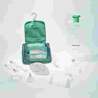 SET IRRIGAZIONE IRYFLEX BORSA GRADUATA PER ACQUA + CONO ANATOMICO + CANNULA + SISTEMA DI REGOLAZIONE FLUSSO + SACCA DI SCARICO