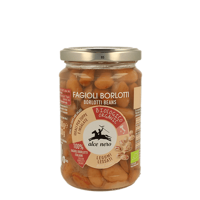 FAGIOLI BORLOTTI LESSATI BIO 300 G