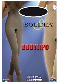 Body Lipo Leggings Vita Alta Nero Xl