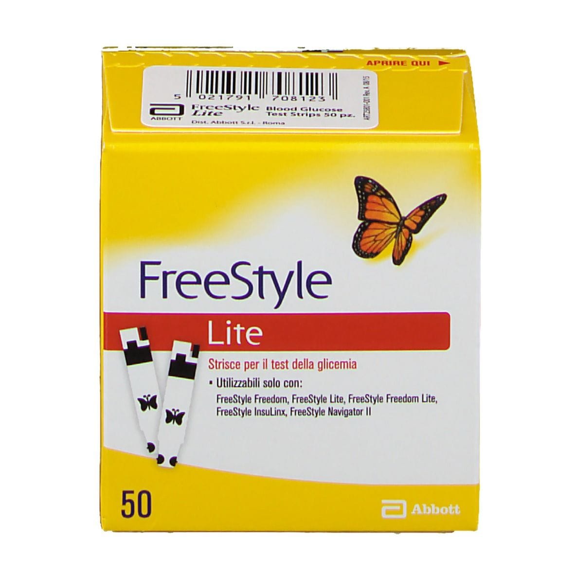 STRISCE MISURAZIONE GLICEMIA FREESTYLE LITE 50 PEZZI