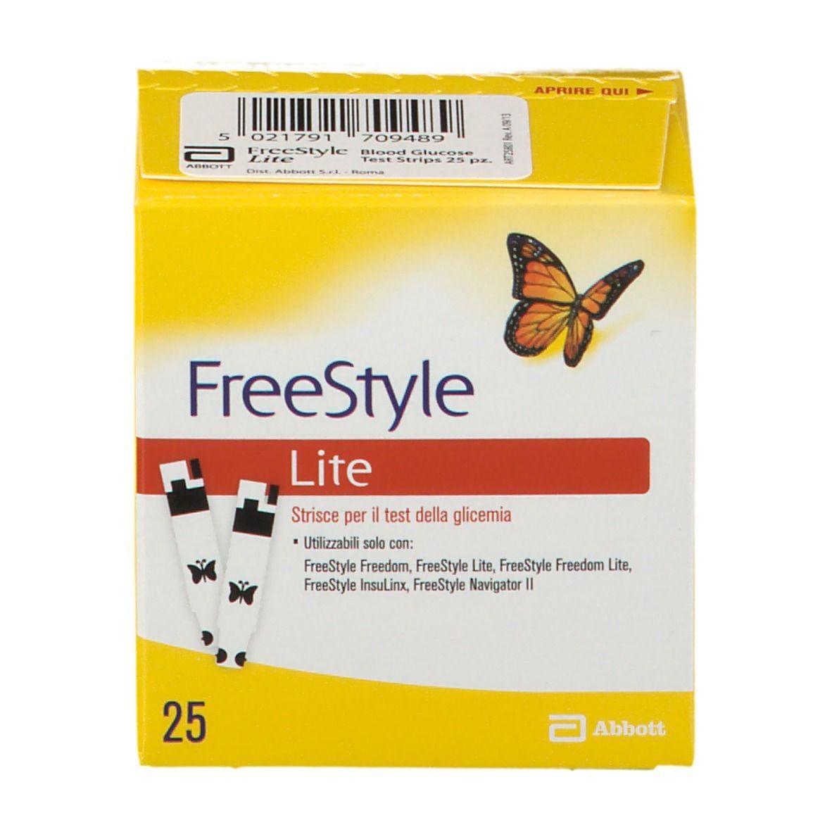 STRISCE MISURAZIONE GLICEMIA FREESTYLE LITE 25 PEZZI
