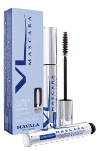 Mascara Waterproof Mavala Brun con cere naturali