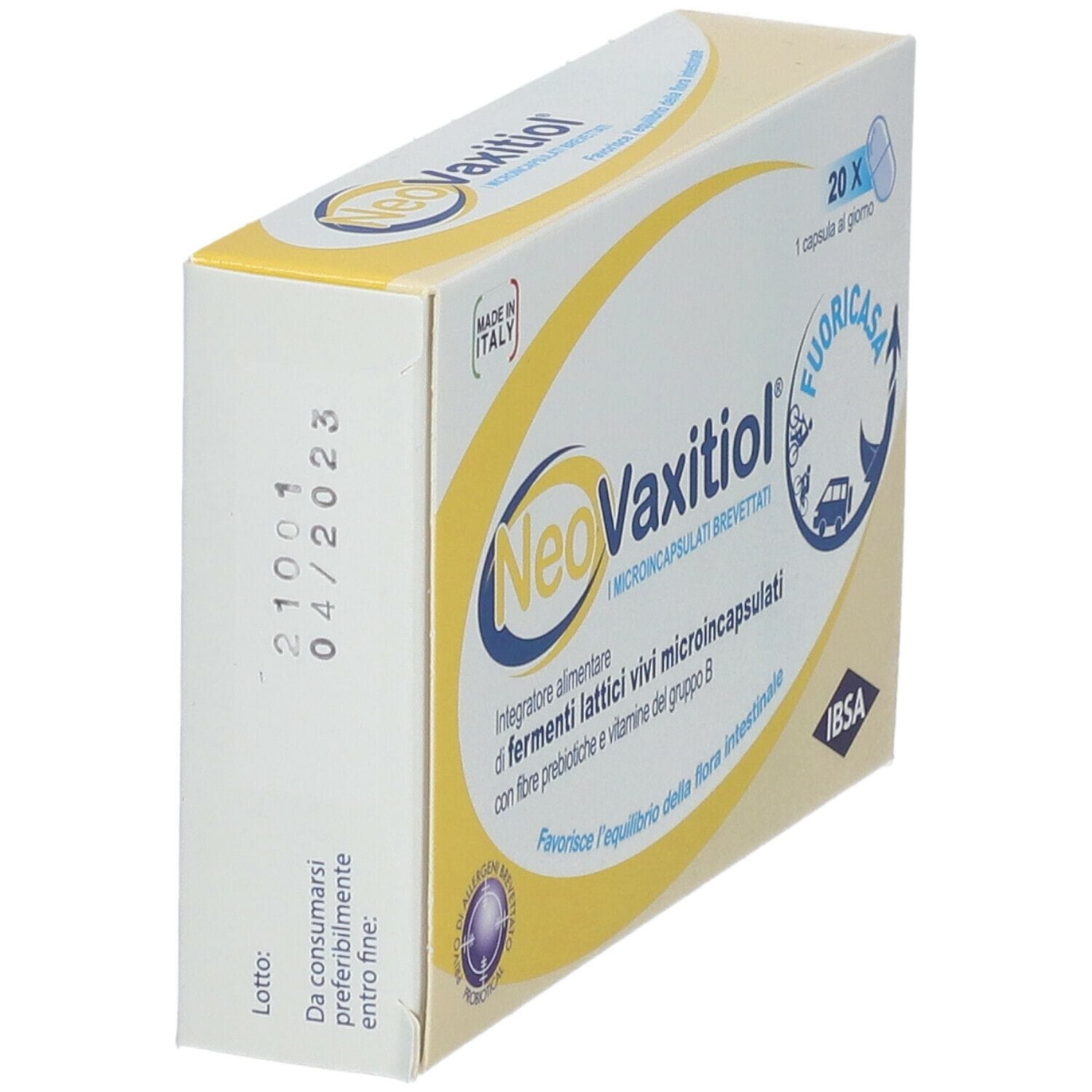 Integratore Neovaxitiol fermenti lattici, 20 capsule