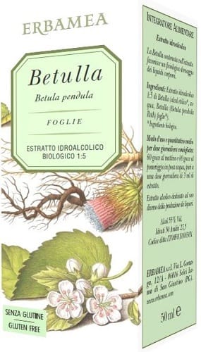 Integratore di Betulla in Gocce per il Drenaggio, 50ml