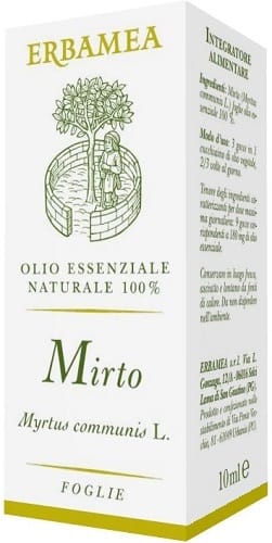 Integratore Mirto olio essenziale per naso e gola, 10ml