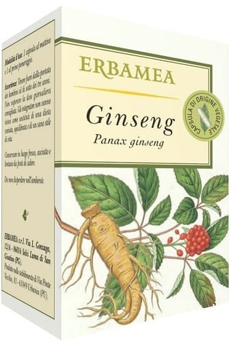 Integratore Erbamea Ginseng 50 capsule vegetali