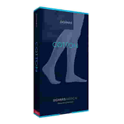 SIGVARIS COTTON CCL2 GAMBALETTO LUNGO PUNTA APERTA NATURE M