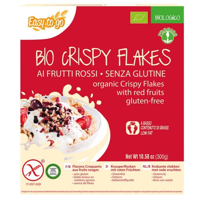 Fiocchi Easy to Go ai Frutti Rossi senza glutine, 300g