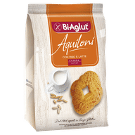 Biscotti senza glutine BiAglut Aquiloni con riso e latte 200g