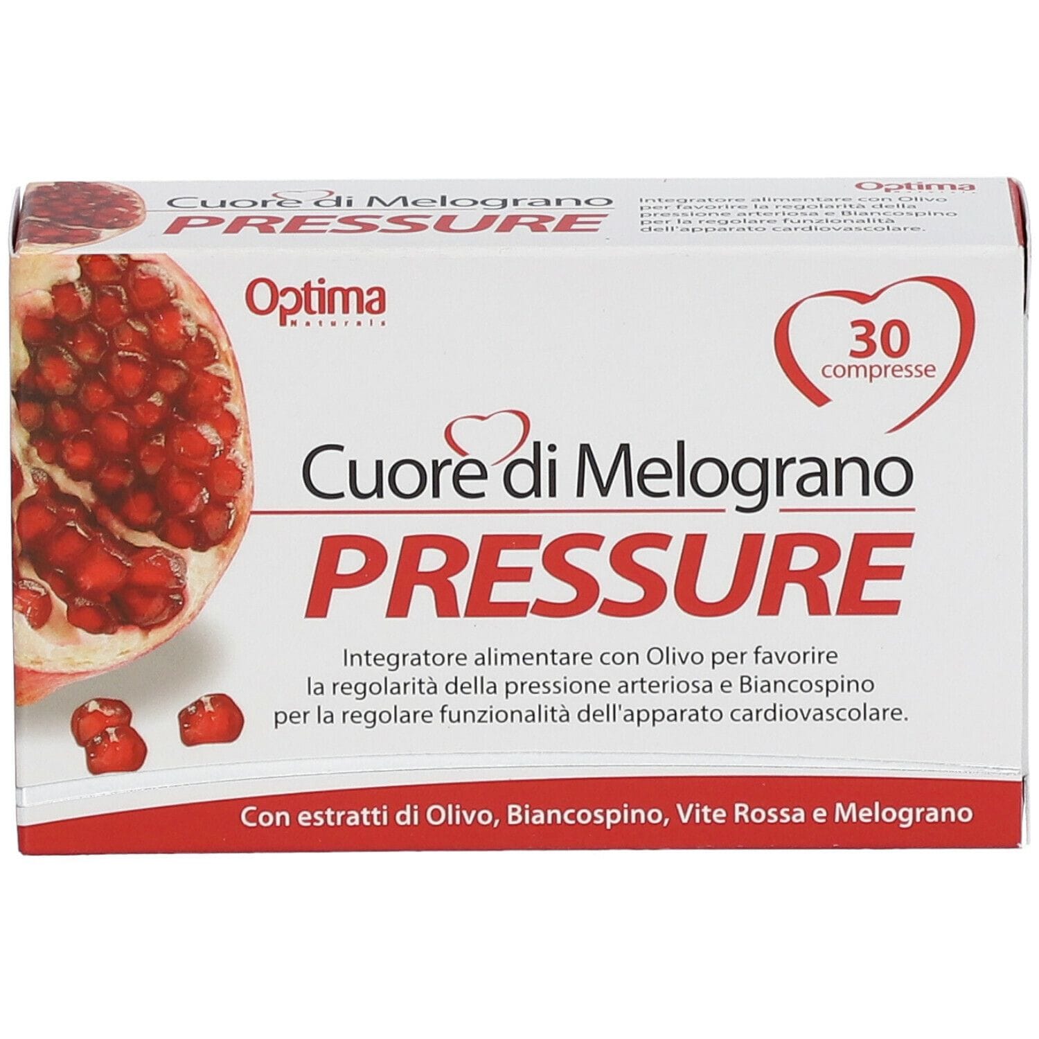 CUORE DI MELOGRANO PRESSURE 30 COMPRESSE 1 G