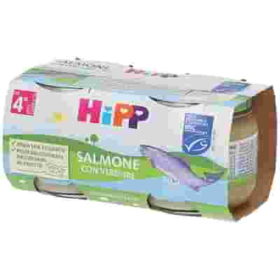 HIPP OMOGENEIZZATO SALMONE CON VERDURE 2X80 G