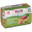 HIPP BIO OMOGENEIZZATO MELA BANANA BISCOTTO 2X125 G
