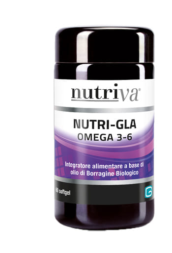 Integratore Nutriva Nutri-GLA Omega 3-6, 60 softgel