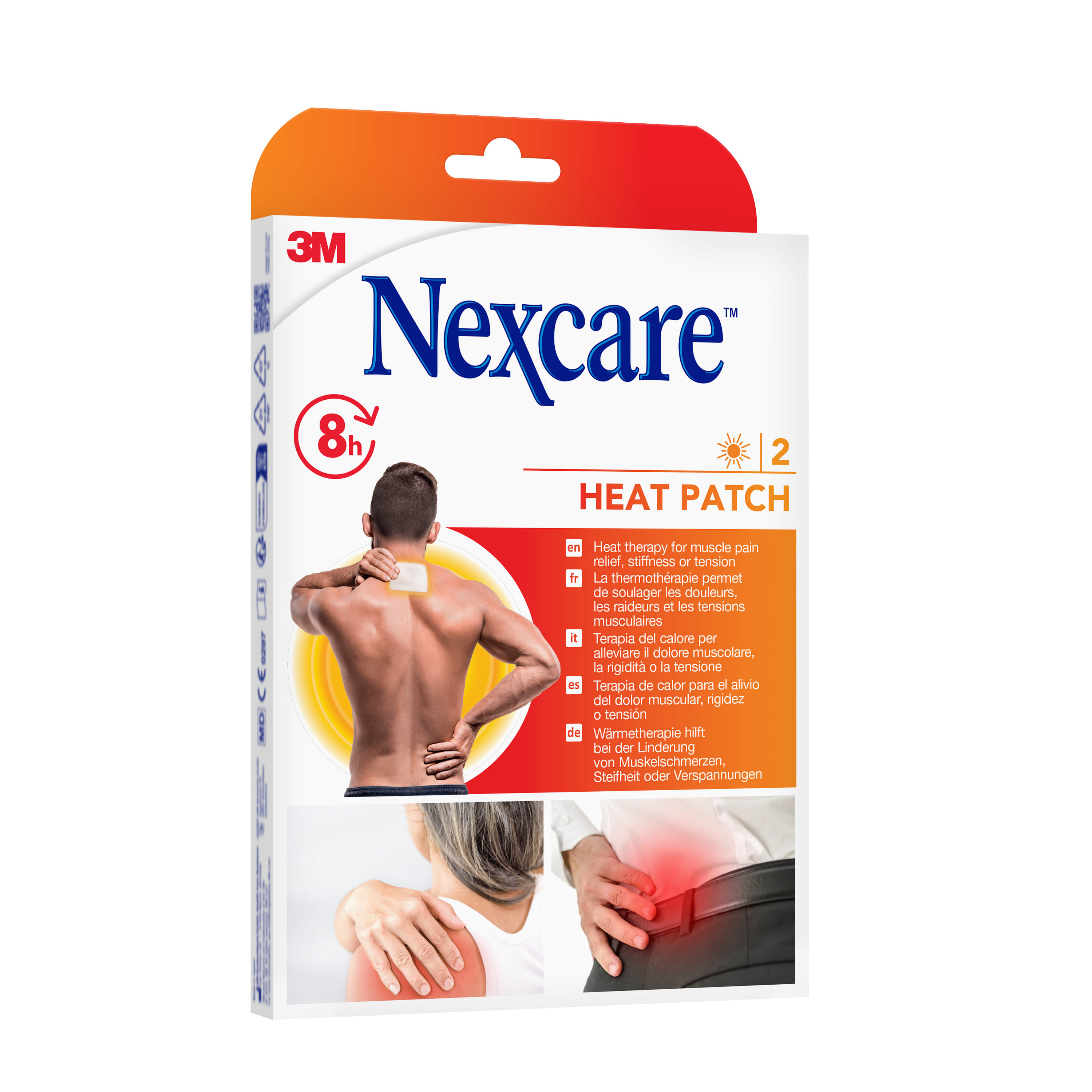 Cerotti riscaldanti Nexcare Heat Patch per collo e schiena, 2 pezzi