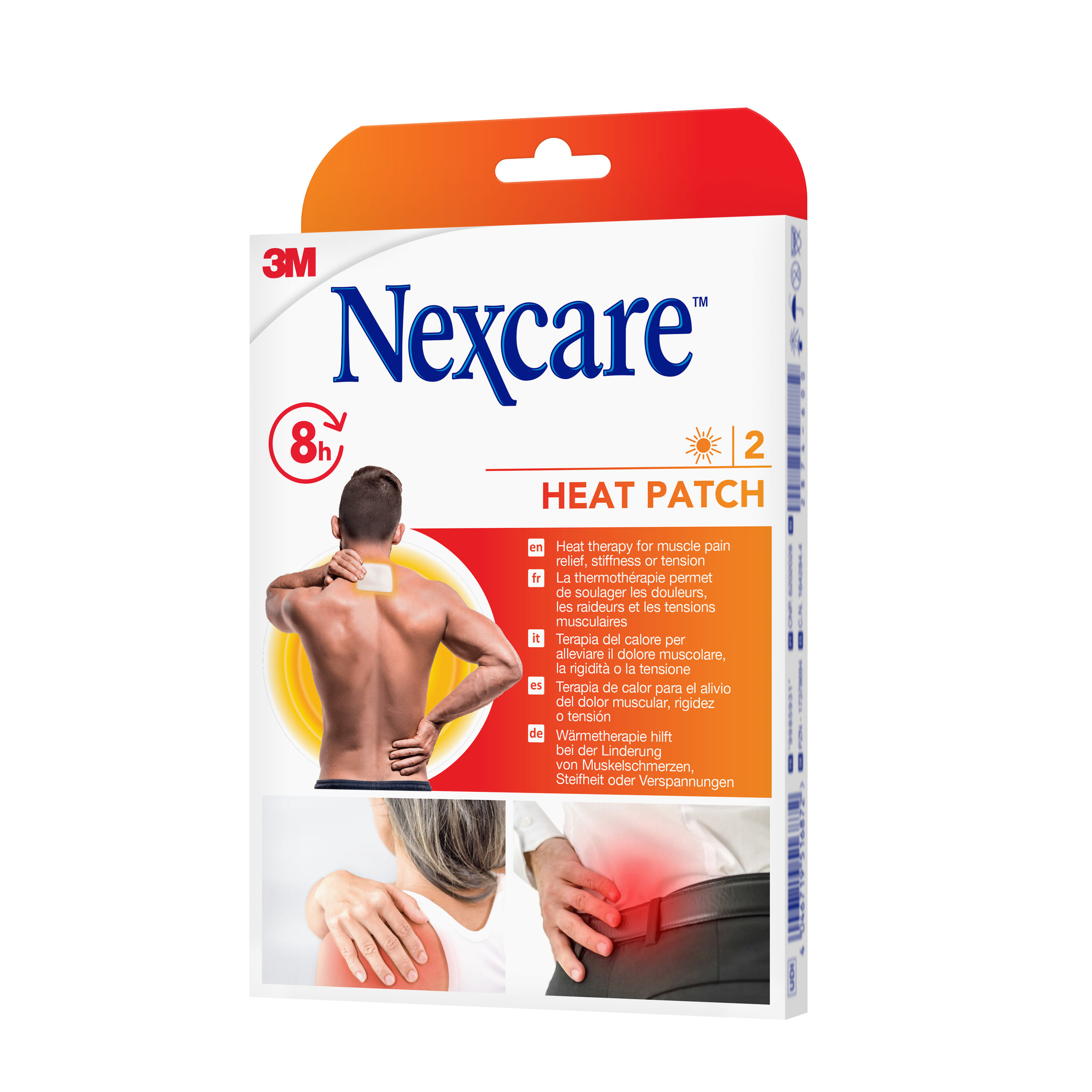 Cerotti riscaldanti Nexcare Heat Patch per collo e schiena, 2 pezzi