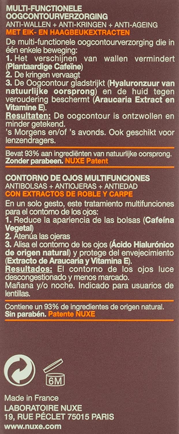 NUXE MEN CONTORNO OCCHI UOMO 15 ML