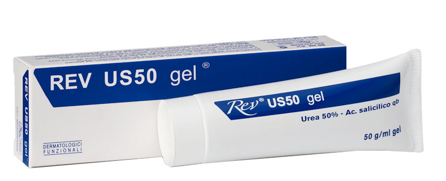 Gel cheratolitico REV US50 urea 50% per callosità, 50ml